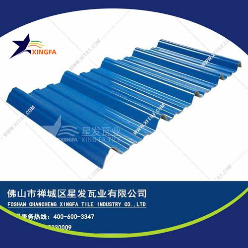 厚度3.0mm藍色900型PVC塑膠瓦 昆明工程鋼結構廠房防腐隔熱塑料瓦 pvc多層防腐瓦生產網上銷售